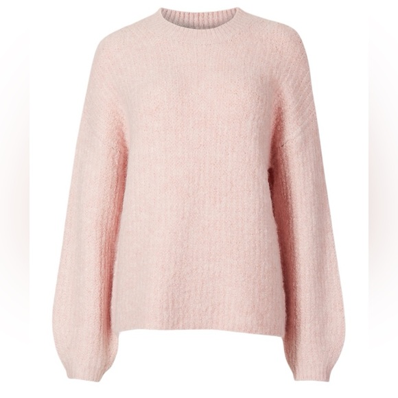 M&S COLLECTION Pretty Pink Jumper Knit Vintage - Picture 1 of 3